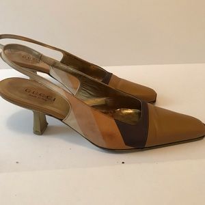 GUCCI vintage slingbacks